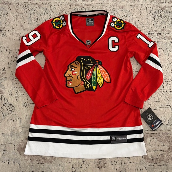 Fanatics Tops - Fanatics Authentic Jonathan Toews Chicago Blackhawks Breakaway Jersey Women’s M